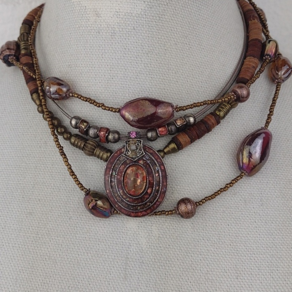 3 Necklaces That Belong Together, Though Each Bold Statements On Their Own! - Picture 2 of 16